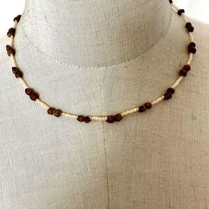 Beaded seed necklace